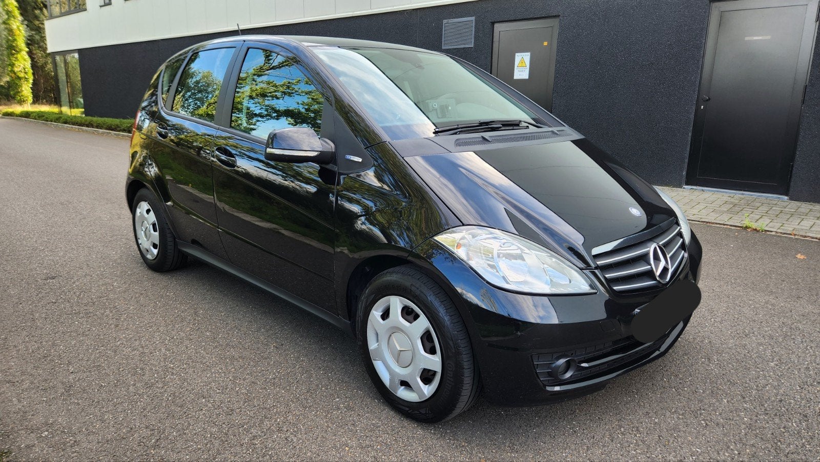 BENZINE❤️EURO5❤️ MODEL 2012 ❤️MERCEDES A160 AIRCO GEKEURD❤️, Auto's, Voorwielaandrijving, Euro 5, Verwarmde buitenspiegels, Zwart