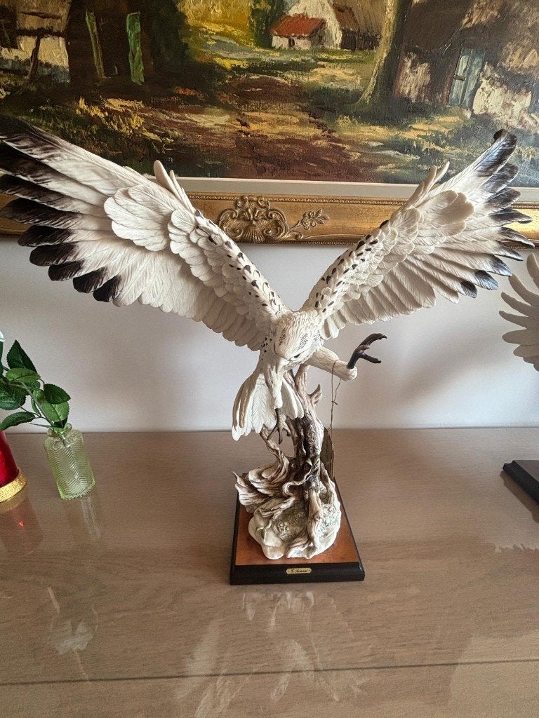 Guiseppe Armani – Roofvogel – 55 x 55, Antiek en Kunst, Ophalen