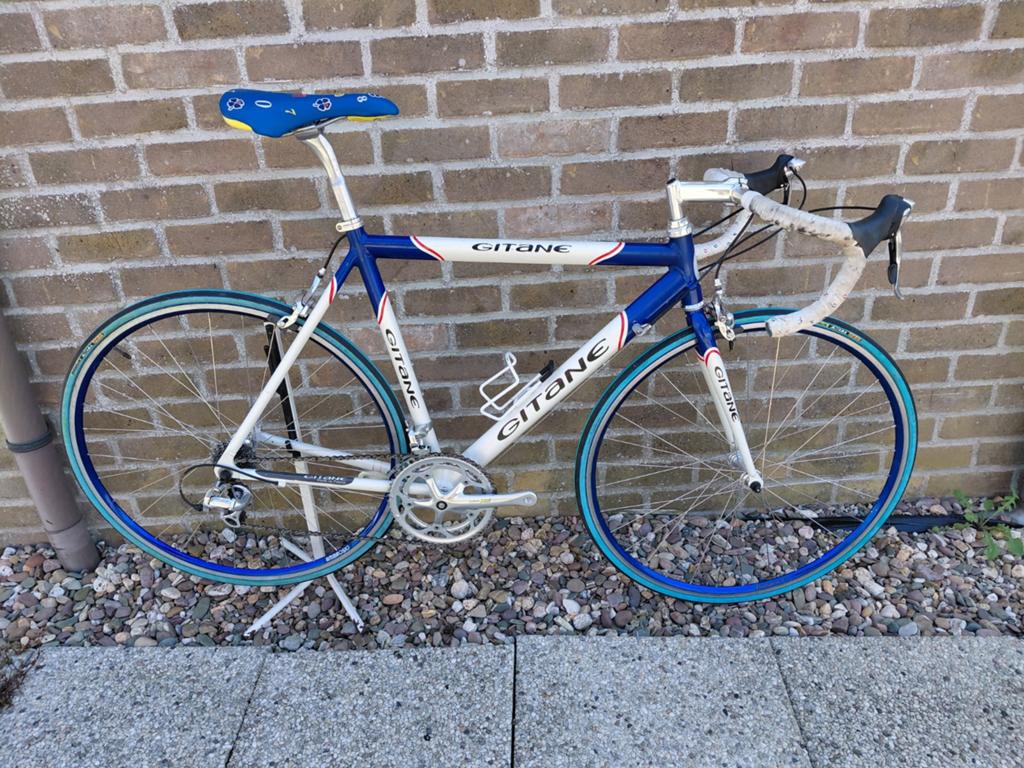 Vélo de route Gitane semi-rétro, édition La Française des je, Enlèvement, 15 à 20 vitesses, Frein sur jante, 28 pouces