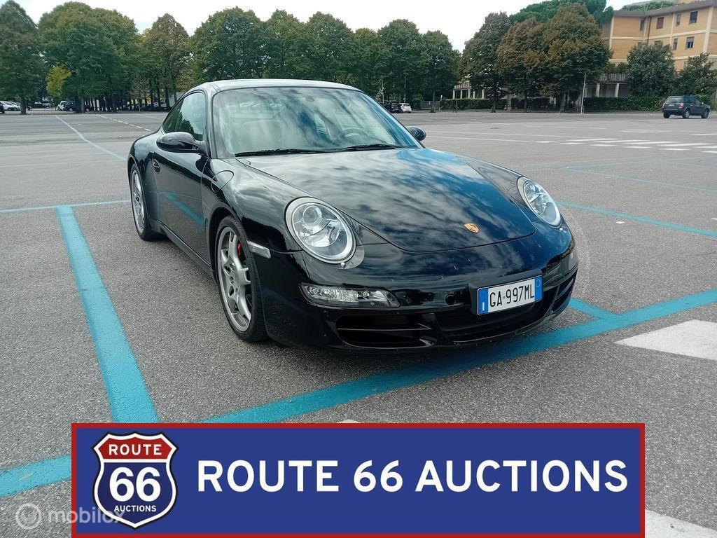 Porsche 911 Carrera S | 2005 | Route 66 Auctions, Auto's, Gebruikt, Zwart, Bedrijf, Handgeschakeld