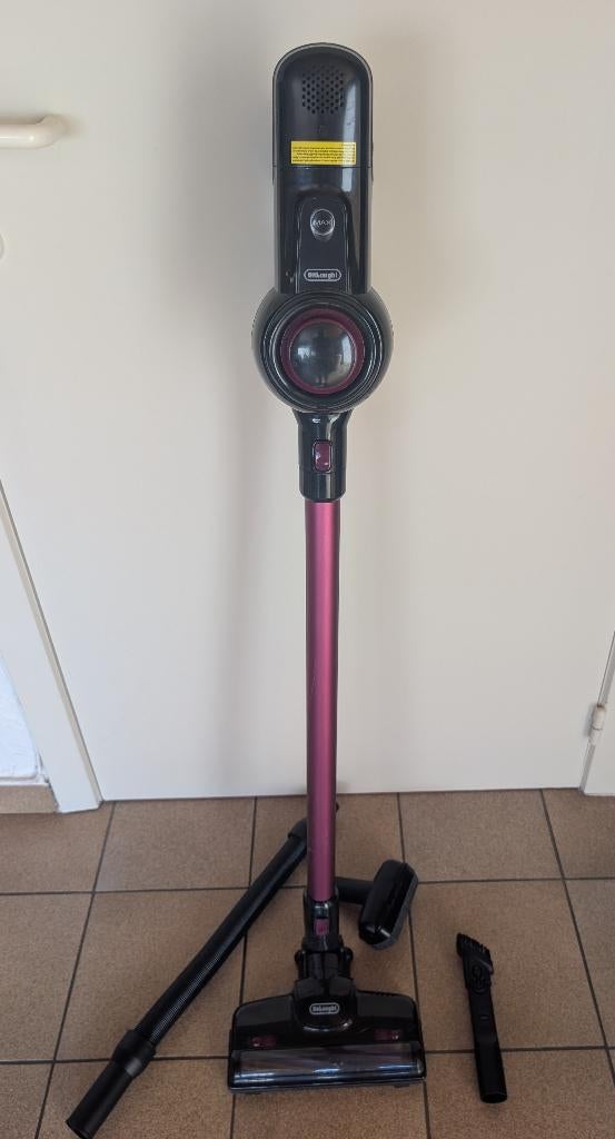 De'Longhi Colombina Cordless Steelstofzuiger, Elektronische apparatuur, Stofzuigers, Ophalen, Zo goed als nieuw, Reservoir, Stofzuiger