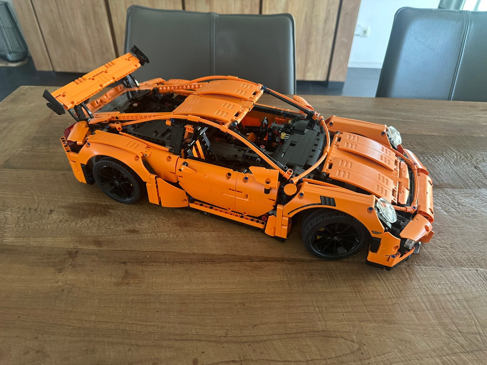 Lego Technic 42056, Porsche 911 RS GT 3 complète, Lego, Ensemble complet, Comme neuf, Enlèvement