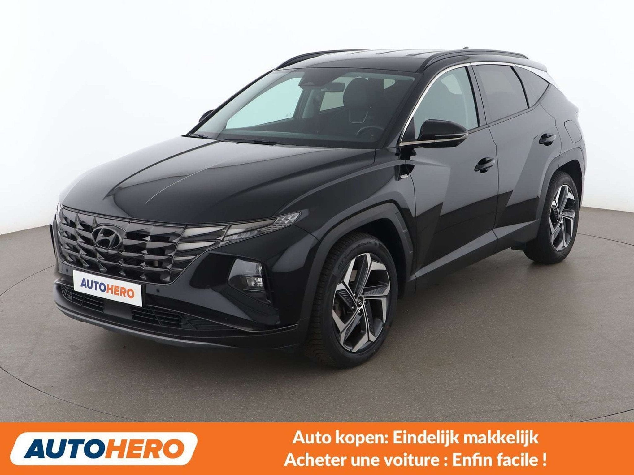 Hyundai Tucson 1.6 CRDi Mild-Hybrid Maxx Safe 2WD (bj 2022), Auto's, Gebruikt, Overige brandstoffen, Zwart, Leder