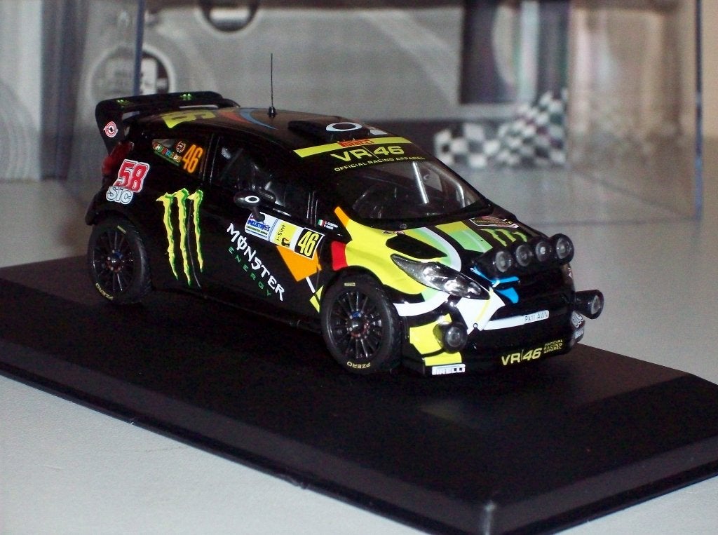 IXO/T9 1/43 FORD FIESTA RS #46 VALENTINO ROSSI/C. CASSINA, Ophalen of Verzenden, Nieuw, Auto, Overige merken