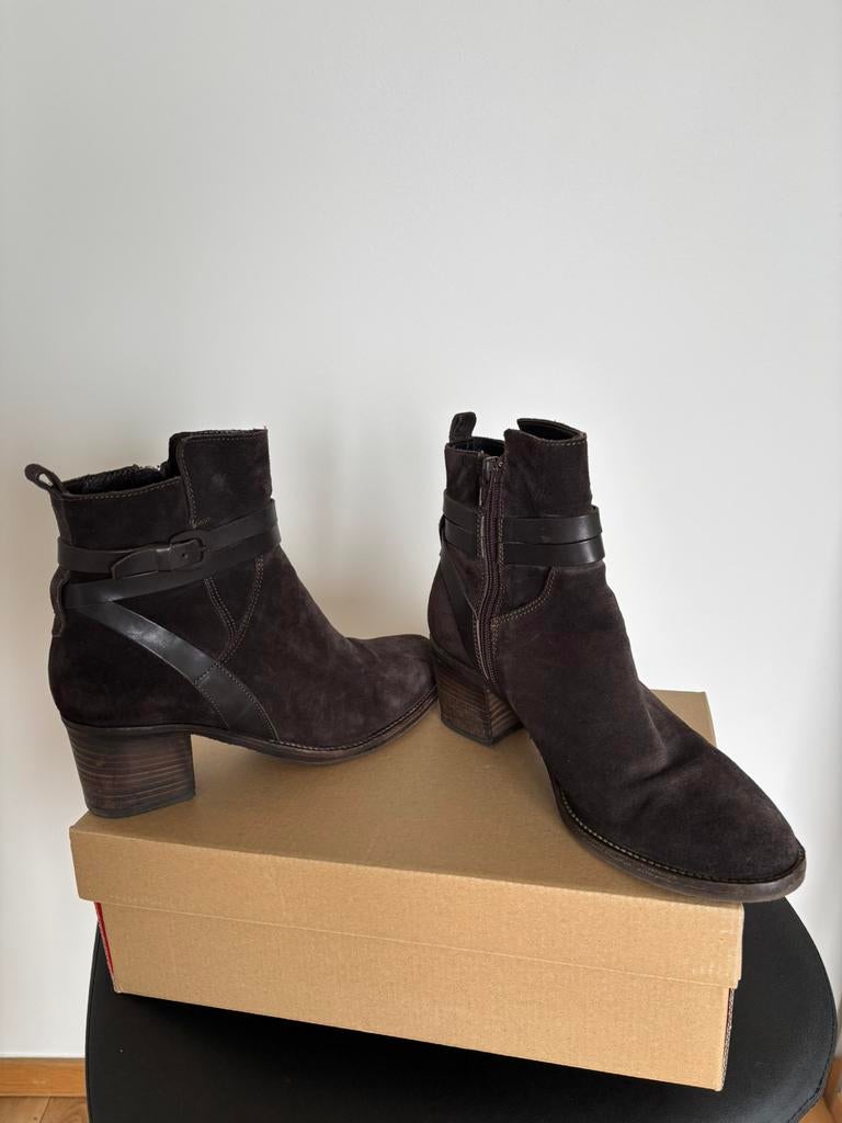 BOTILLONS BRUNS FEMME 37, Enlèvement ou Envoi, Comme neuf