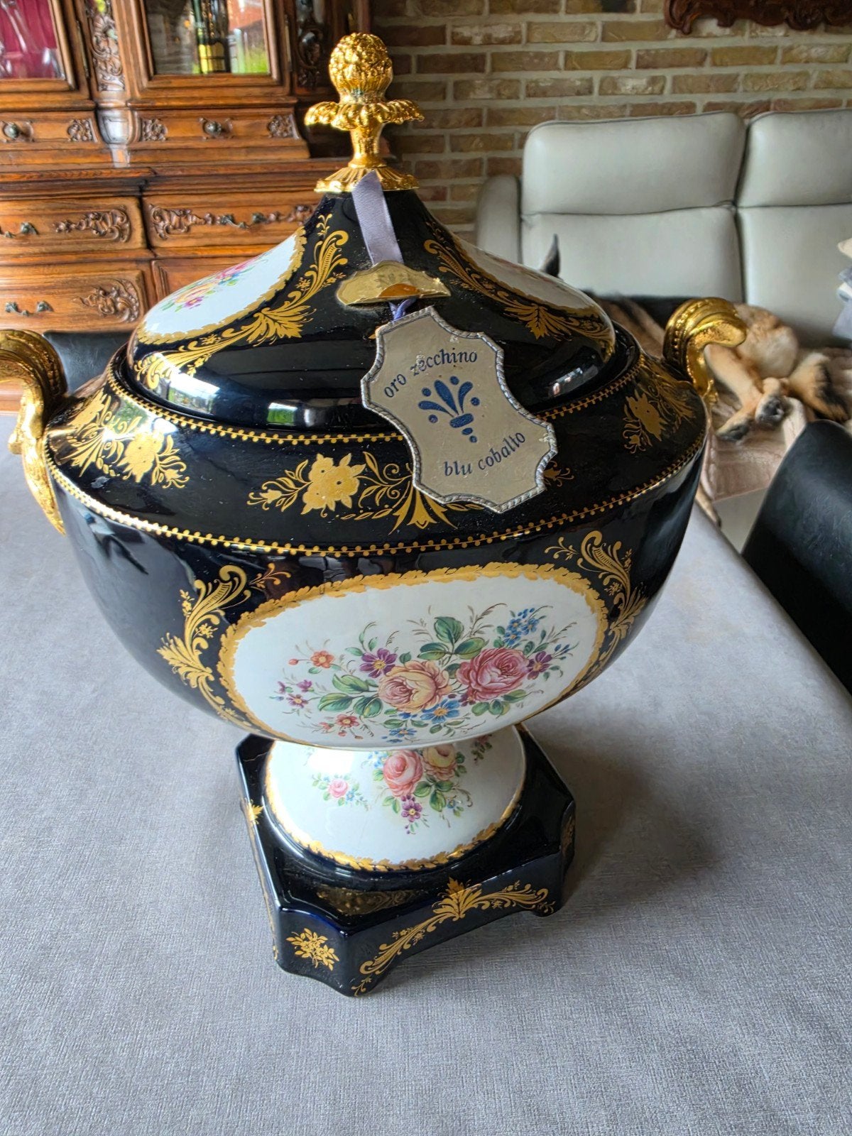 limoges coupe, Antiek en Kunst, Antiek | Vazen, Ophalen of Verzenden