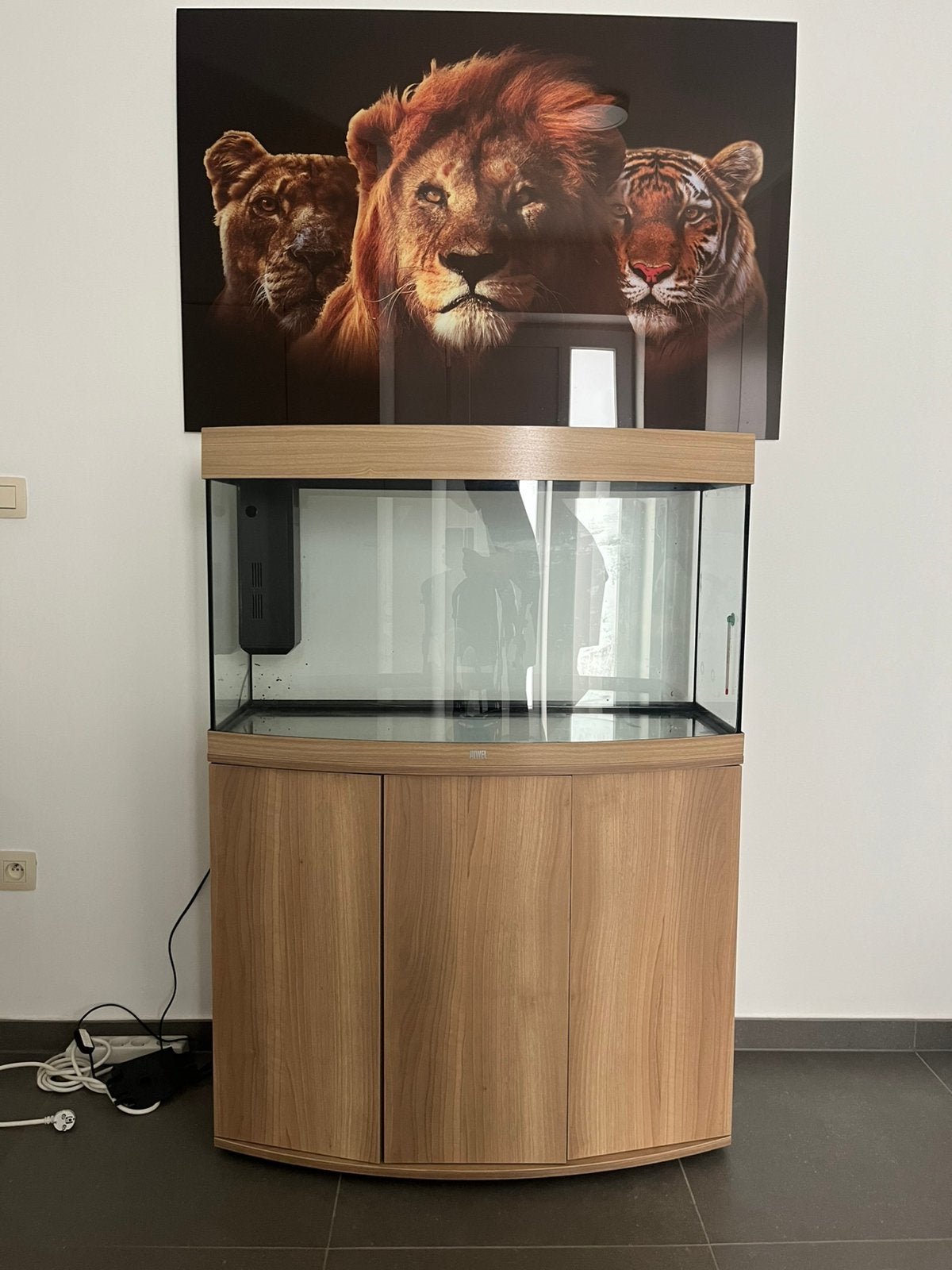 Aquarium juwel met decoratie extra filter met verwarming, Dieren en Toebehoren, Ophalen, Gebruikt, Aquariummeubel, Verwarming