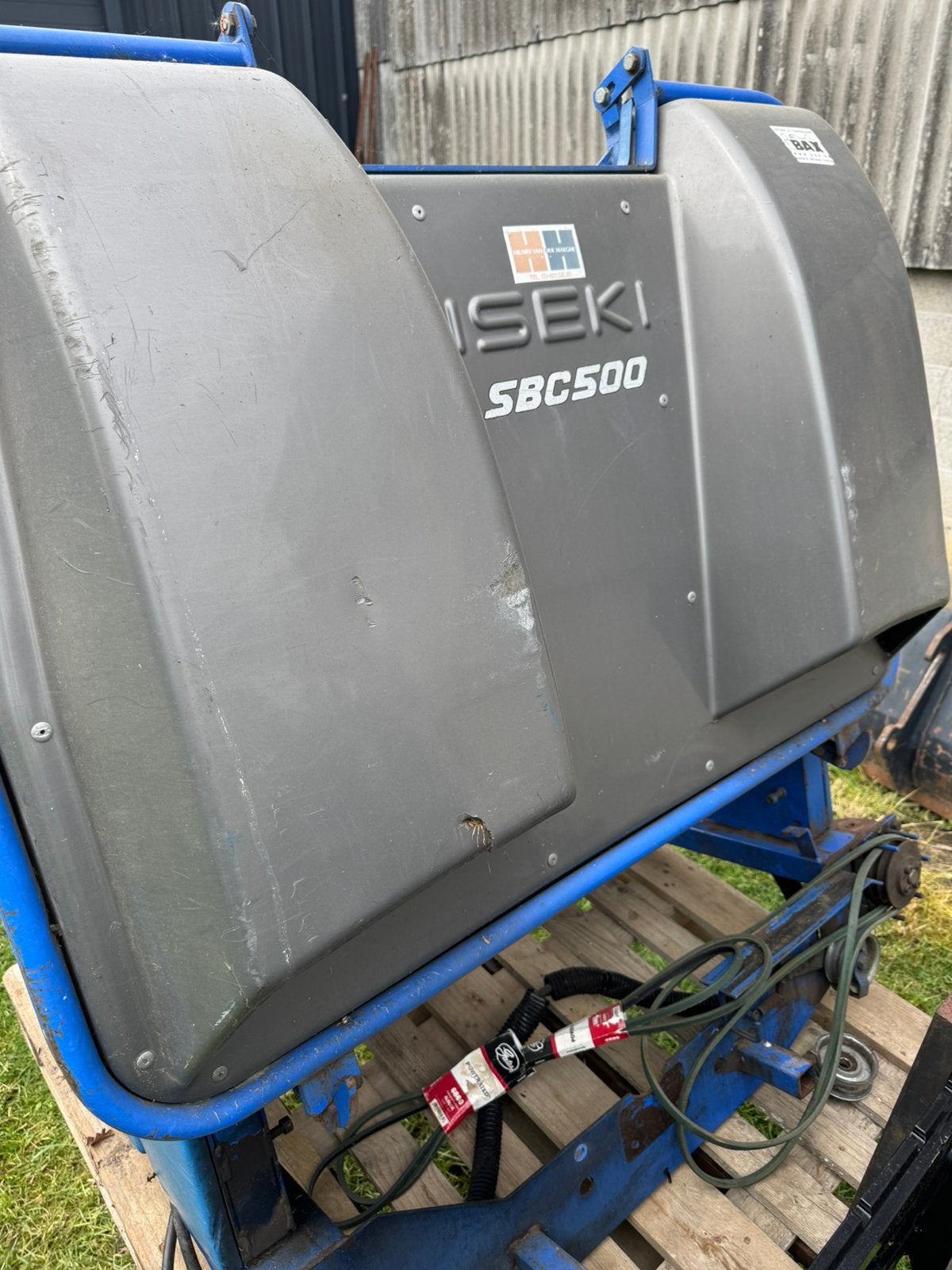 Iseki hooglosserbak en turbine voor SF230, Ophalen