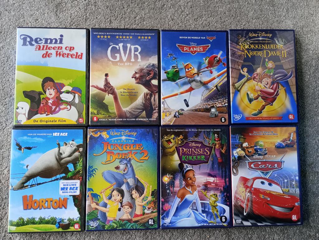 Lion-King Lady en de Vagebond Cars Dombo Planes Jungle boek, Alle leeftijden, Verzenden, Zo goed als nieuw, Europees