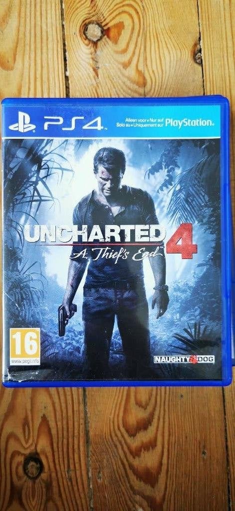 Uncharted 4 A thief's end, Avontuur en Actie, 1 speler, Ophalen of Verzenden, Zo goed als nieuw