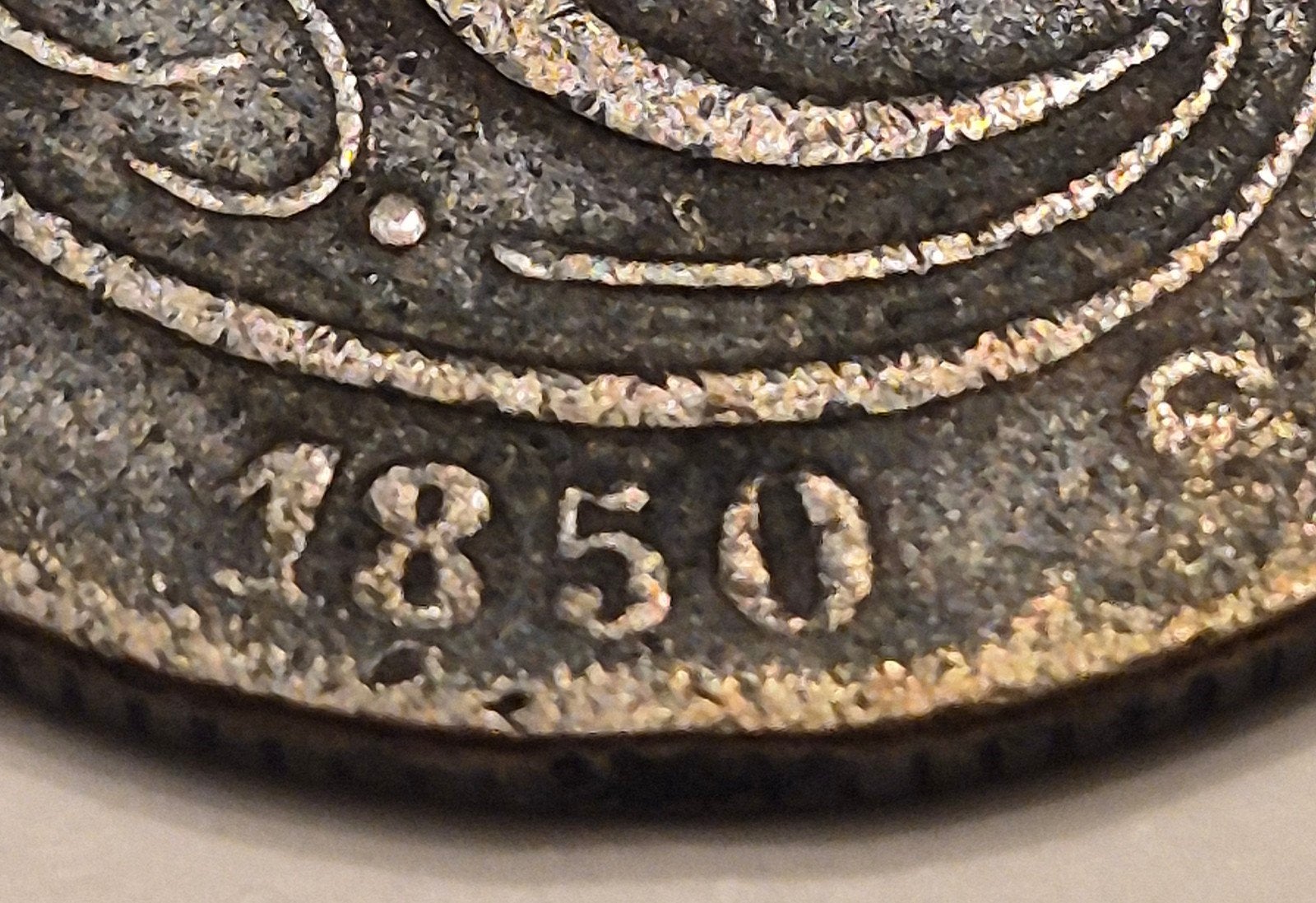 5 centiem koper leopold 1 van 1850 Frans met gebroken 0, Timbres & Monnaies, Monnaies | Belgique, Enlèvement ou Envoi, Autre, Monnaie en vrac