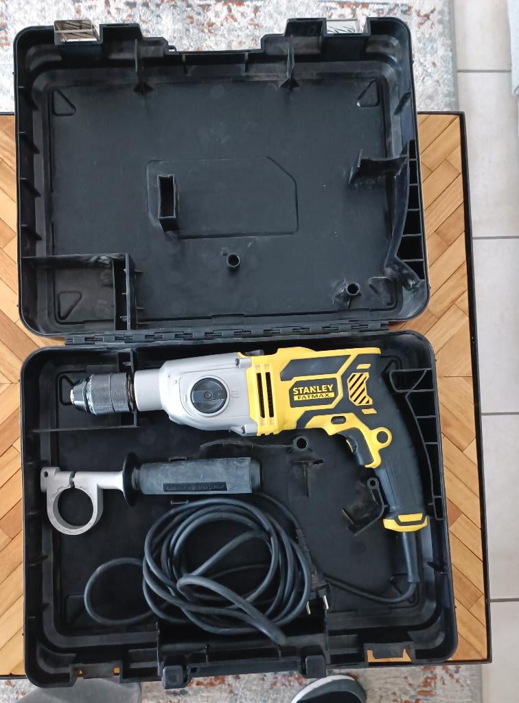 Perceuse à percussion 850w Stanley Fatmax, Enlèvement, Utilisé, 600 watts ou plus, Perceuse
