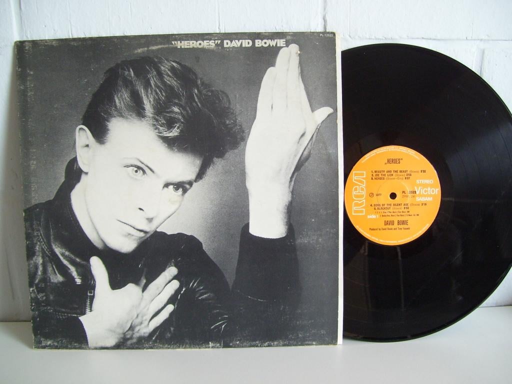DAVID BOWIE  heroes, Ophalen of Verzenden, 1970 - 1979, Gebruikt, 12 inch