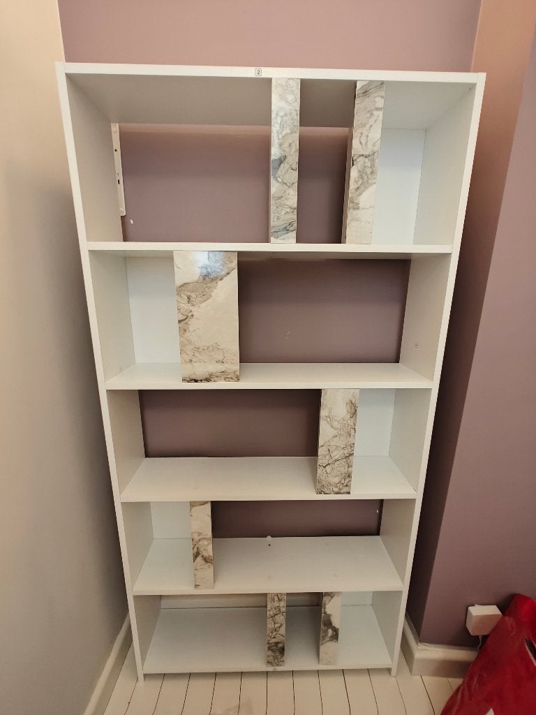 Boekenkast Lima - wit - 90 x 180 x 20 cm, Ophalen, 50 tot 100 cm, Zo goed als nieuw, Minder dan 25 cm