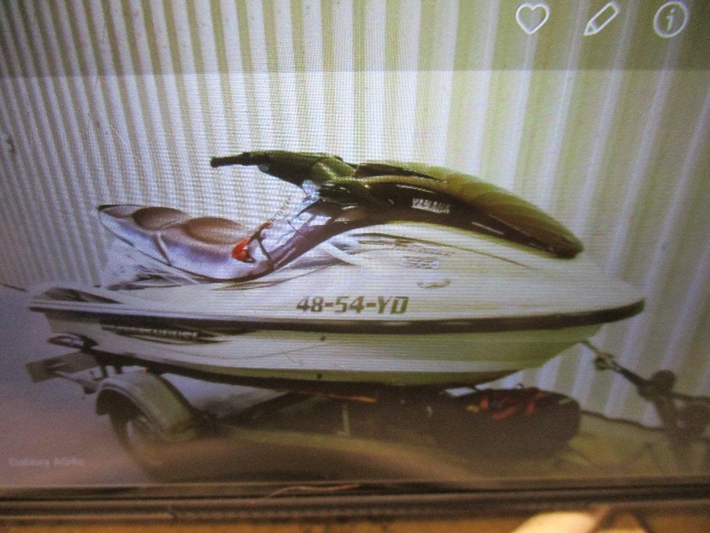 Yamaha Waverunner XL Waterscooter IZGST Compleetmet Trailer, Watersport en Boten, Jetski's en Waterscooters, Ophalen, Gebruikt