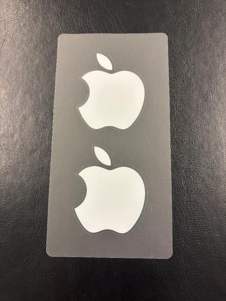 Lot de deux autocollants originaux Apple, Télécoms, Téléphonie mobile | Apple iPhone, Enlèvement ou Envoi, Neuf