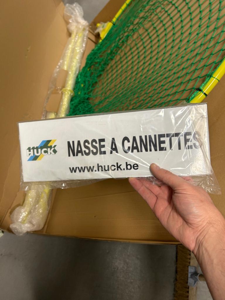 nasse à cannettes, Ophalen, Nieuw