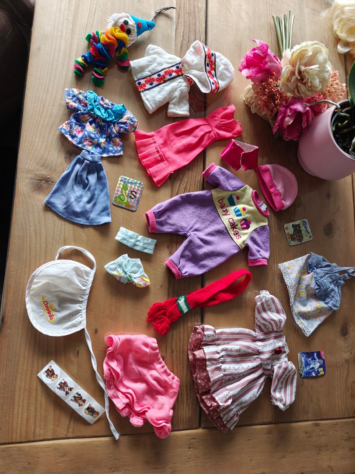 poppen kleding voor verschillende kleine popjes, lees verder, Ophalen of Verzenden, Gebruikt
