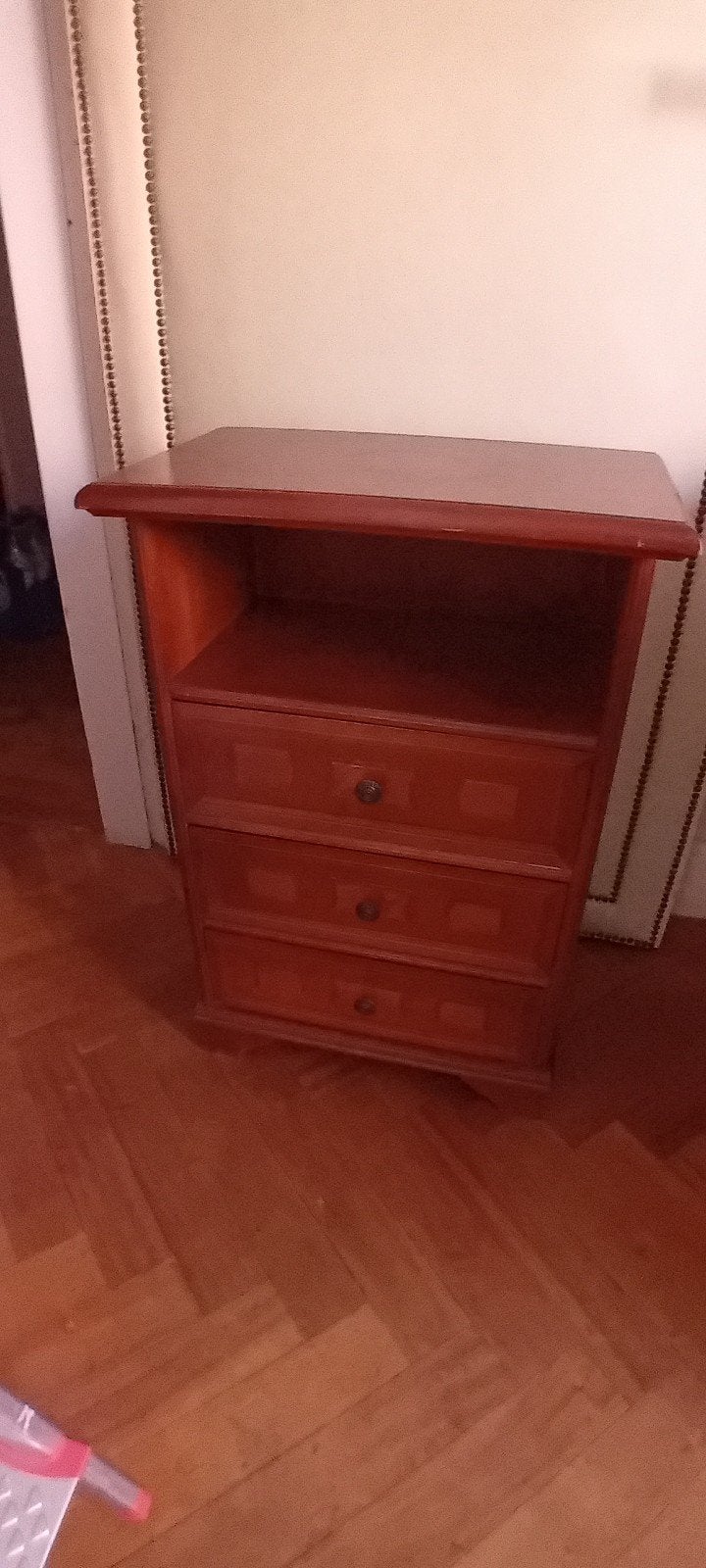 Petit meuble d'appoint,  table de chevet en bois, Maison & Meubles, 70 cm ou plus, 45 à 65 cm, Comme neuf, Enlèvement