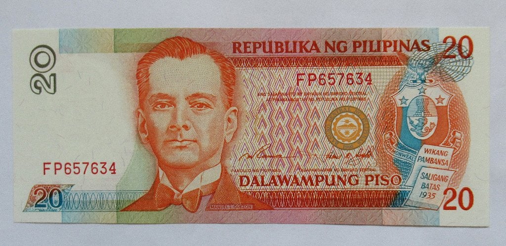 Filipijnen 20 Piso 1998, Verzenden