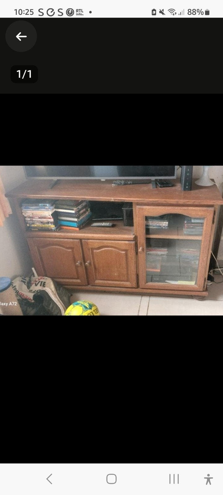 meuble t v en chêne, Enlèvement ou Envoi