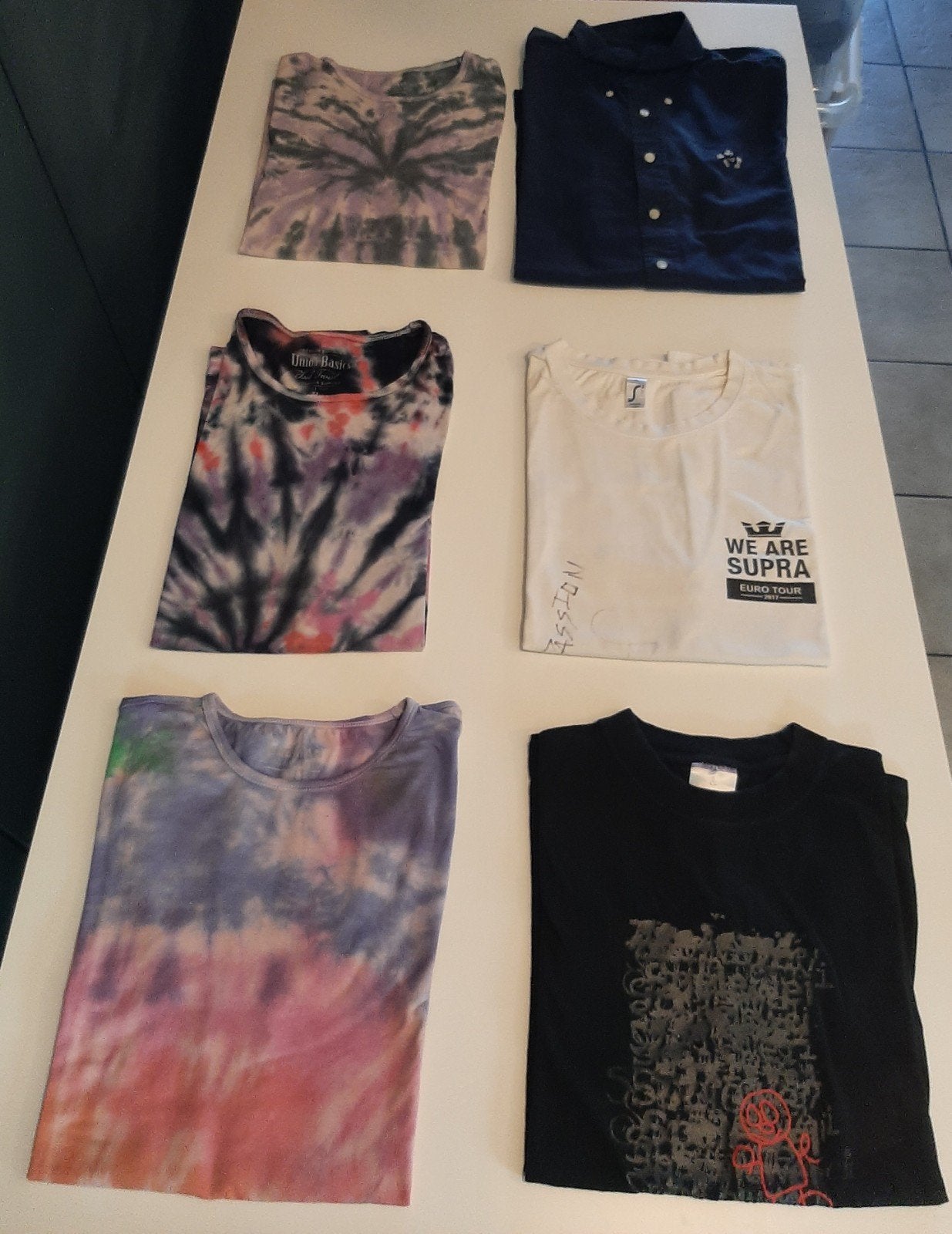 5 T-shirts en 1 hemd XL, Kleding | Heren, Heren-kledingpakketten, Ophalen