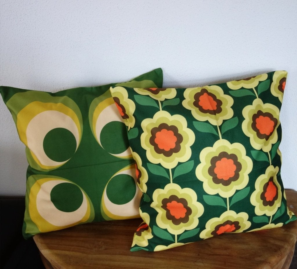 Retro vintage stijl kussenhoezen 45 x 45 cm diverse modellen, Huis en Inrichting, Woonaccessoires | Kussens, Verzenden, Nieuw