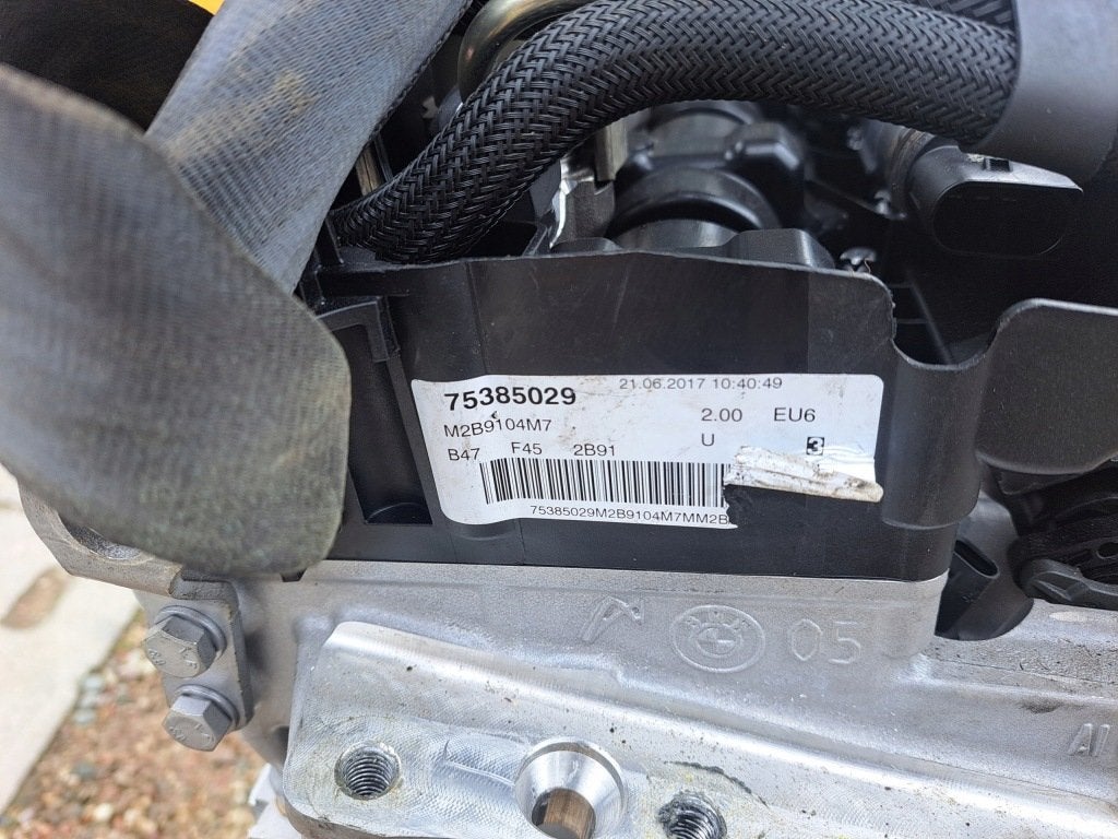 Moteur B47C20A Nu BMW F46 X1 X2 F45, Autos : Pièces & Accessoires, Envoi, Utilisé, Daihatsu