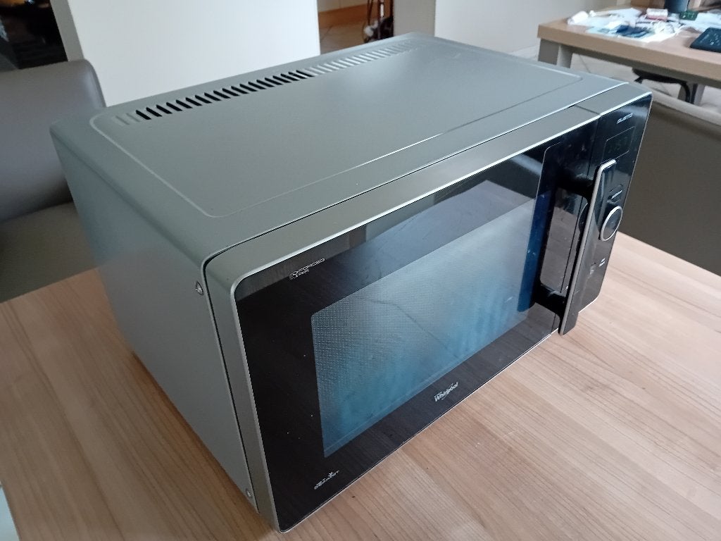 Combi-microgolfoven Whirlpool Gusto GT288SL, Ophalen, Gebruikt, Draaiplateau, Crisp