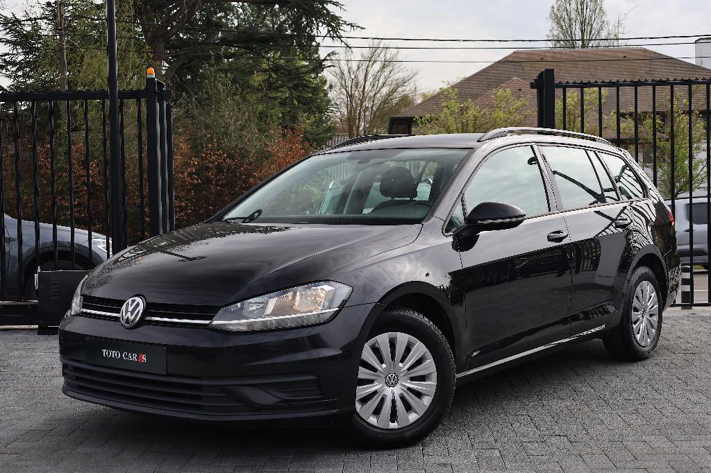 Volkswagen Golf Variant 1.6 CR TDi | Euro 6b | Navi |21%, Autos, Achat, Entreprise, Boîte manuelle, Noir