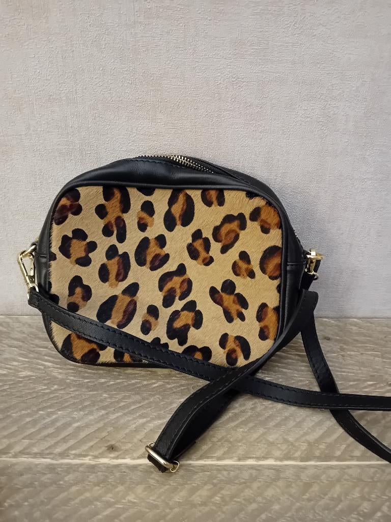 Handtasje luipaard print, Handtassen en Accessoires, Ophalen, Zo goed als nieuw, Schoudertasje