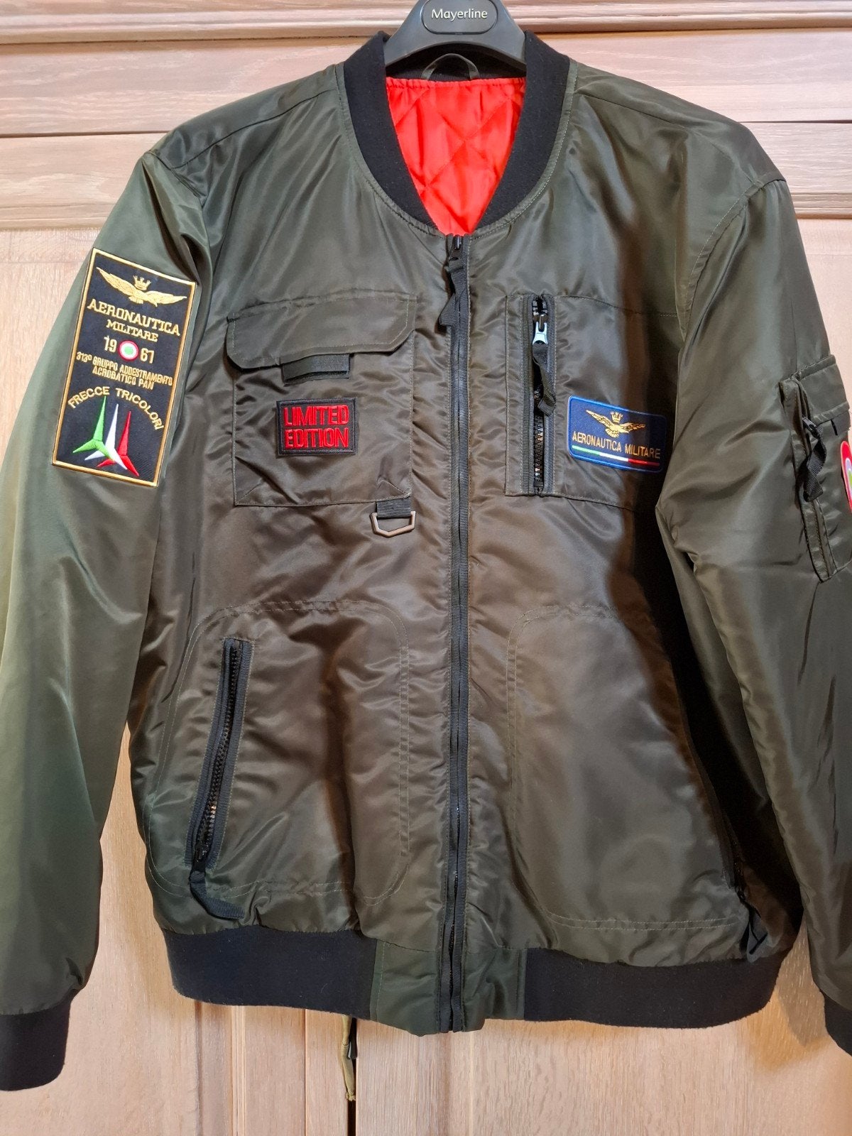 Bomber jacket olijfgroen, Kleding | Heren, Ophalen, Bomber jacket, Overige maten, Zo goed als nieuw