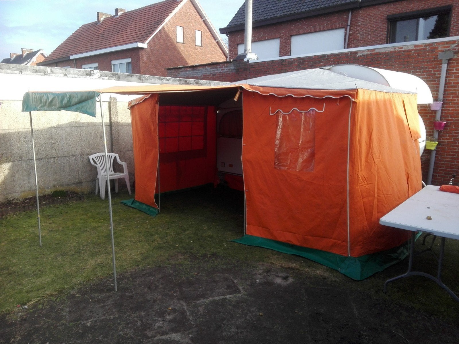 Voortent Wa-Wa, Caravans en Kamperen, Voortenten en Luifels, Ophalen