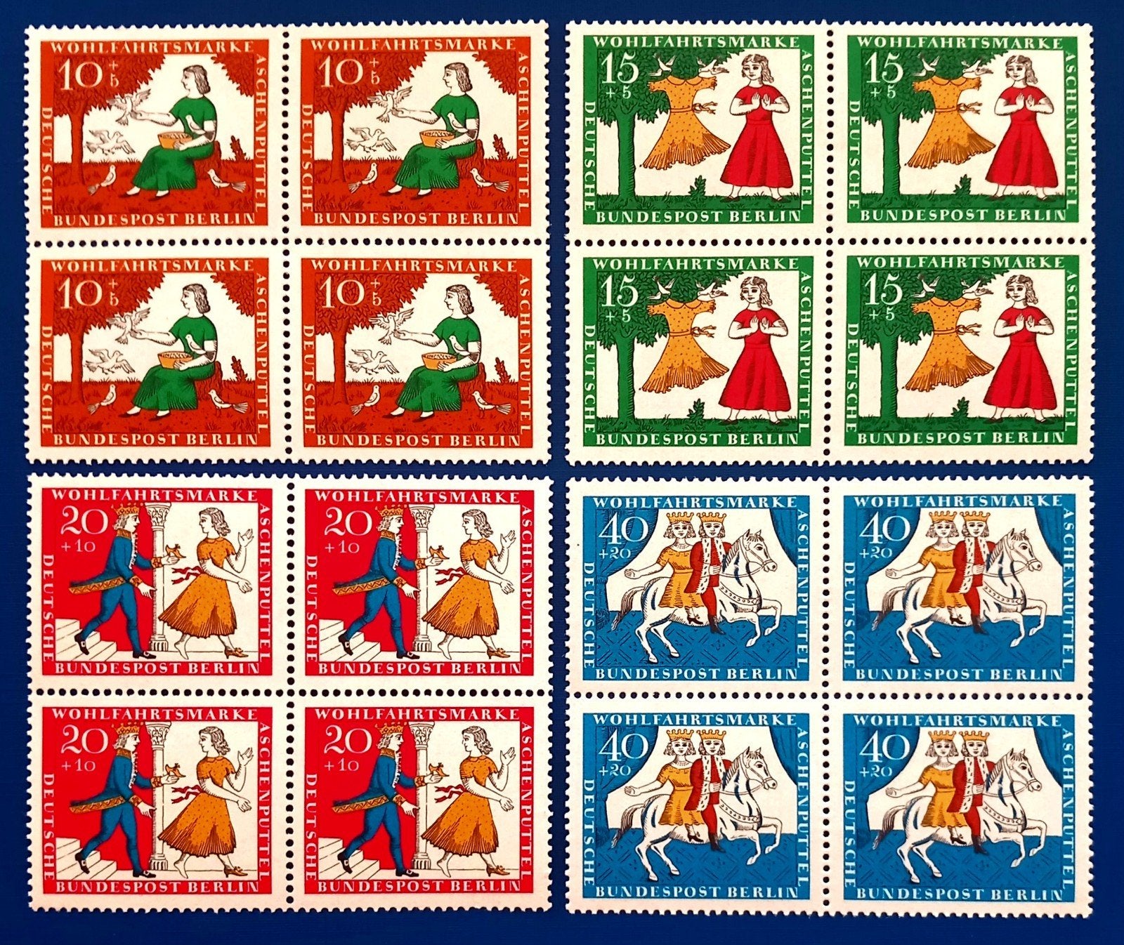 R.F.A 1965 Sprookjes van de gebroeders Grimm 2 MNH**, Verzenden, BRD, Postfris