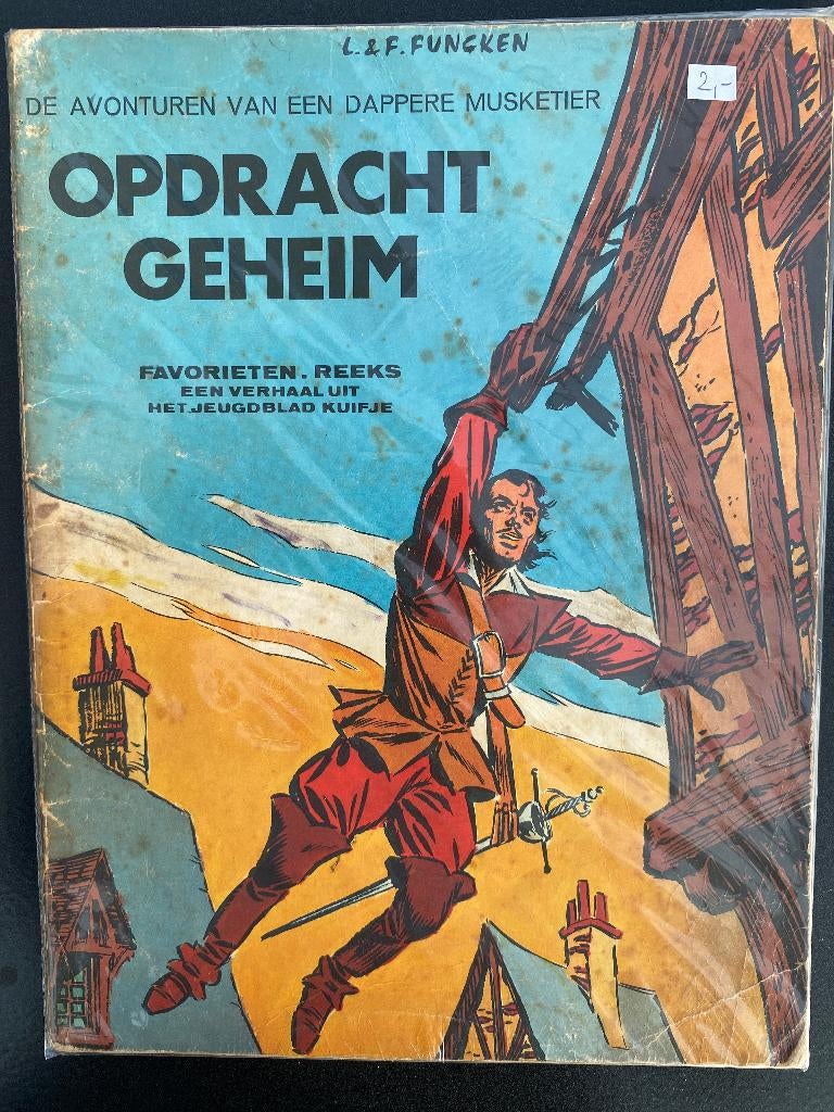 FAVORIETENREEKS -  Een dappere musketier - Opdracht geheim, Enlèvement ou Envoi, Une BD, Fred Funcken, Utilisé