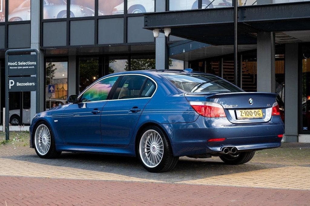 Alpina B5 4.4 V8 (bj 2006, automaat), Auto's, 4 deurs, Gebruikt, Blauw, Bedrijf