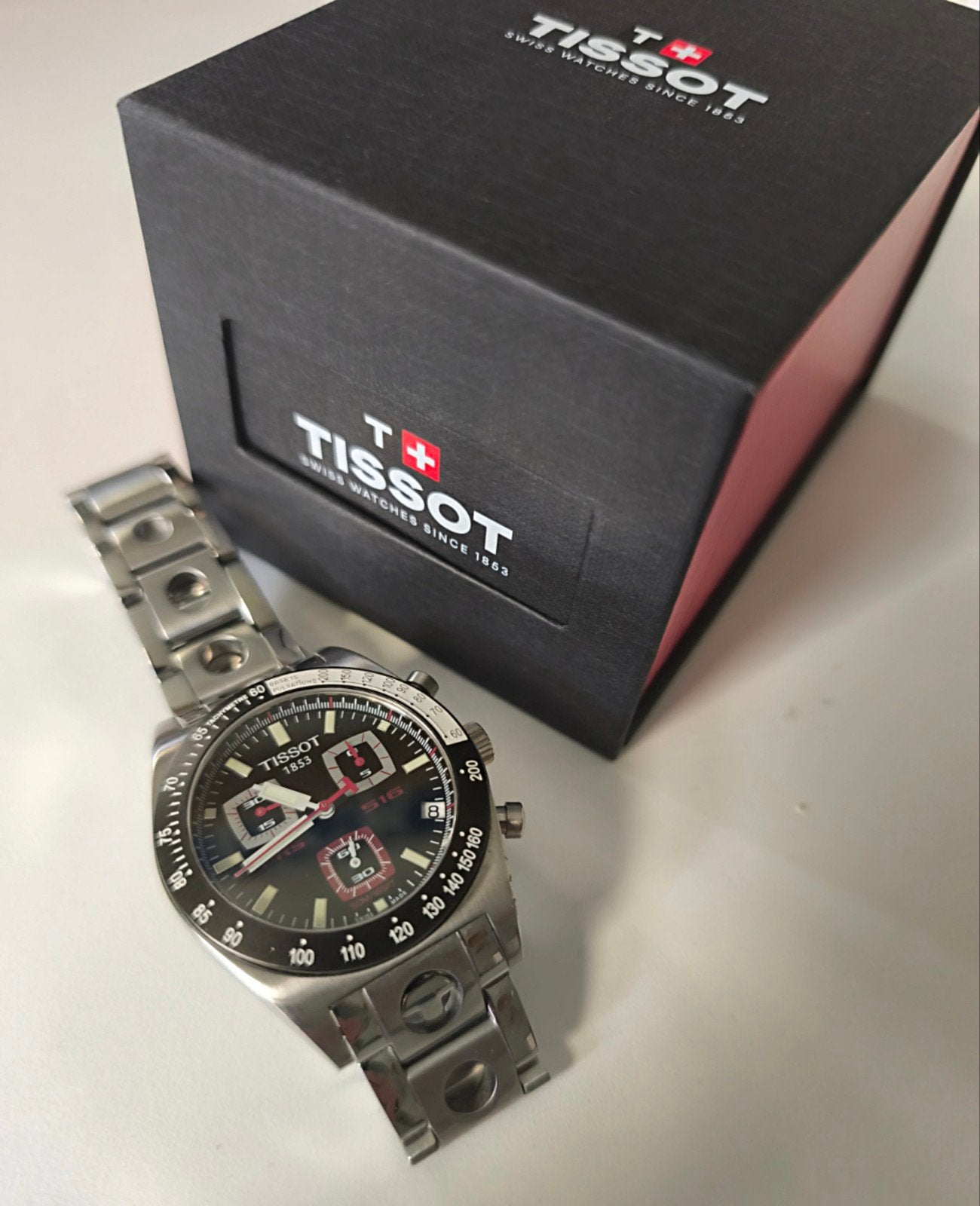 Tissot 1853 PRS 516 impeccable, Enlèvement