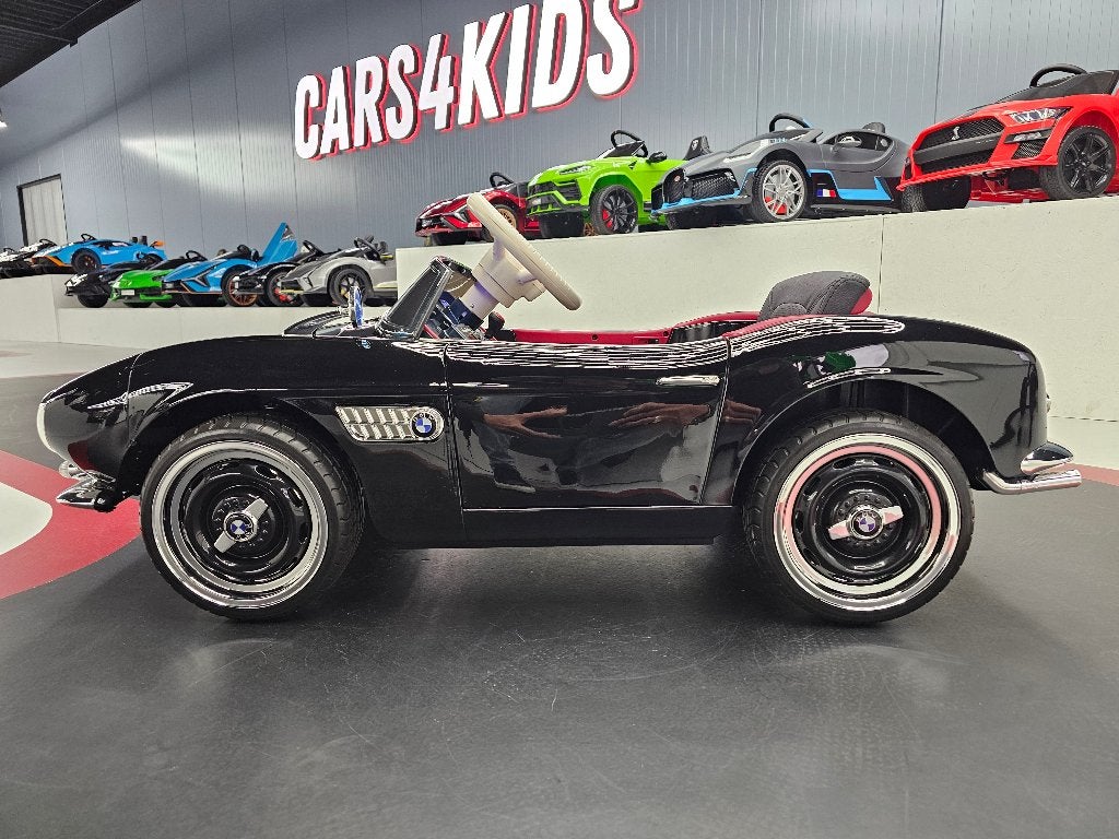 Kinderauto BMW 507 - soft start - leren zit - met RC, Ophalen of Verzenden, Afstandsbediening