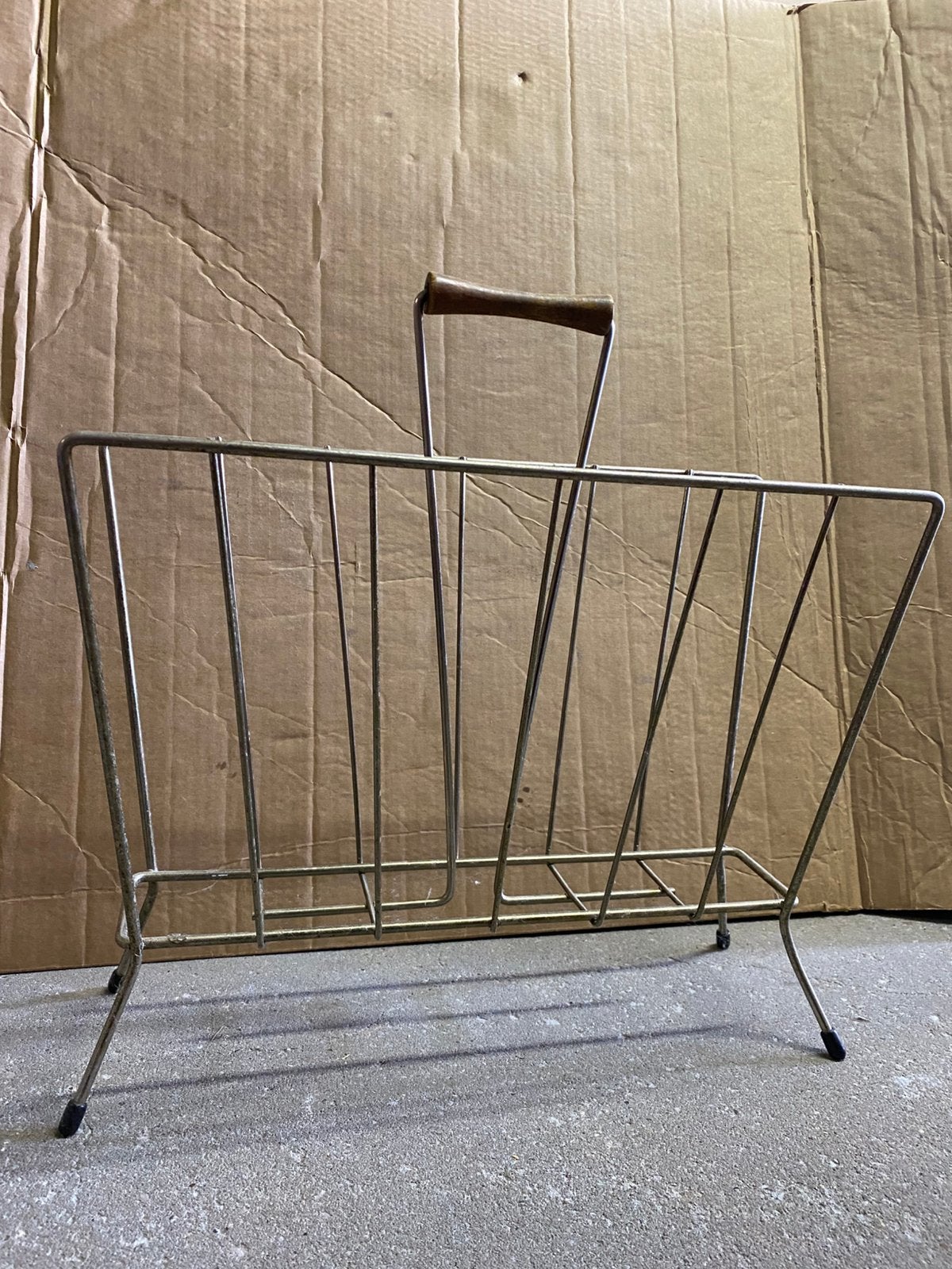 Vintage krantenhouder, Huis en Inrichting, Ophalen, Gebruikt, Vintage