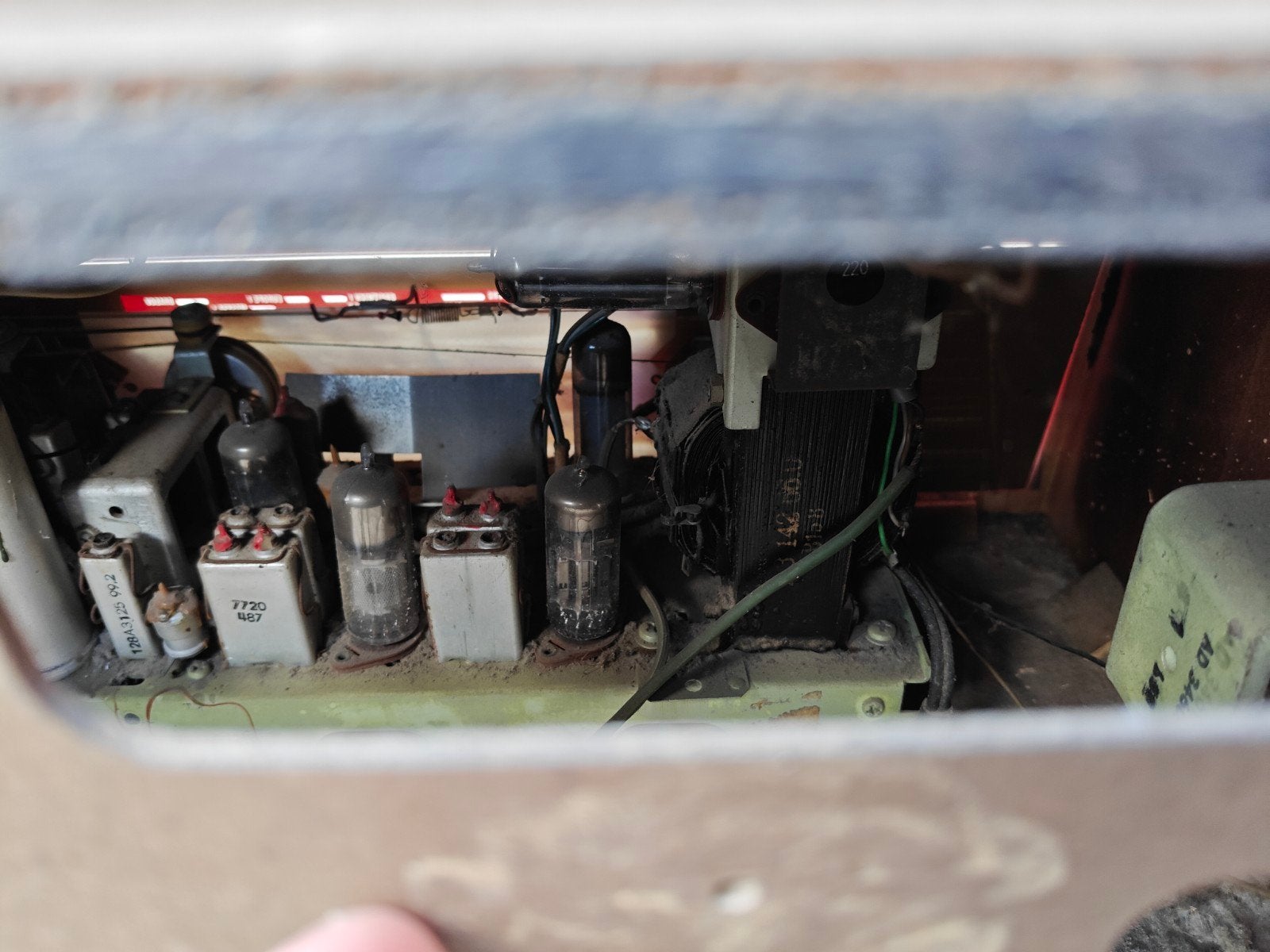 oude radio, SBR RP6, Ophalen