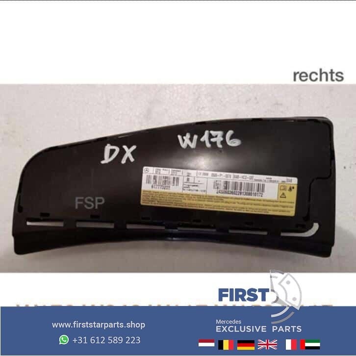 W176 A Klasse W246 B W117 CLA W156 GLA stoel airbag L/R 2018, -, Utilisé, -, -