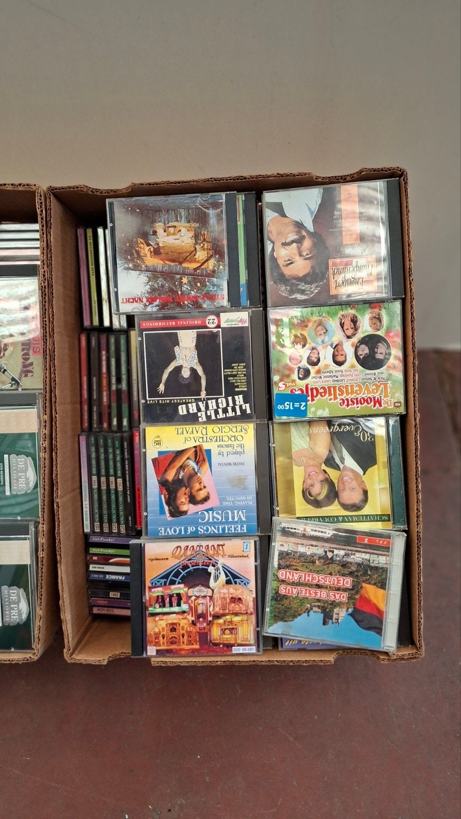 Cd,s meer dan 600 stuks, Enlèvement