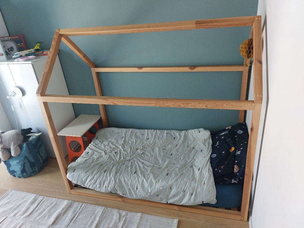 Bedhuisje peuter/ kleuter 160x80 cm, Kinderen en Baby's, Kinderkamer | Bedden, 70 tot 85 cm, 140 tot 160 cm, Zo goed als nieuw