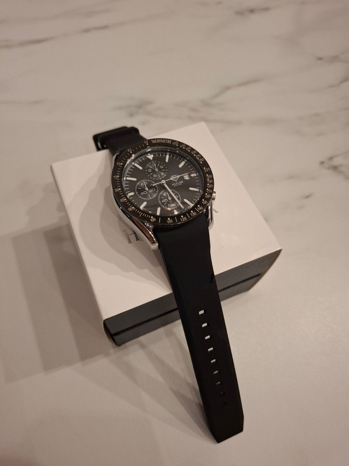 Hodler horloge Luzern-Black, Ophalen of Verzenden