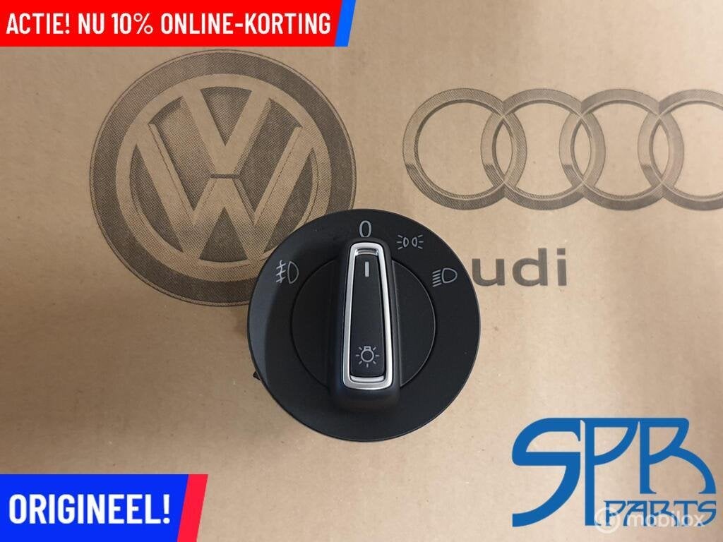 VW GOLF 7 POLO 6C Lichtschakelaar chroom 5G0941431BK SEAT, Volkswagen, Nieuw, Ophalen of Verzenden, Volkswagen