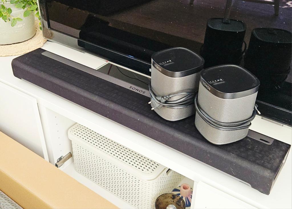 set Sonos Play:1 (tweemaal) + Playbar, Ophalen of Verzenden, Sonos