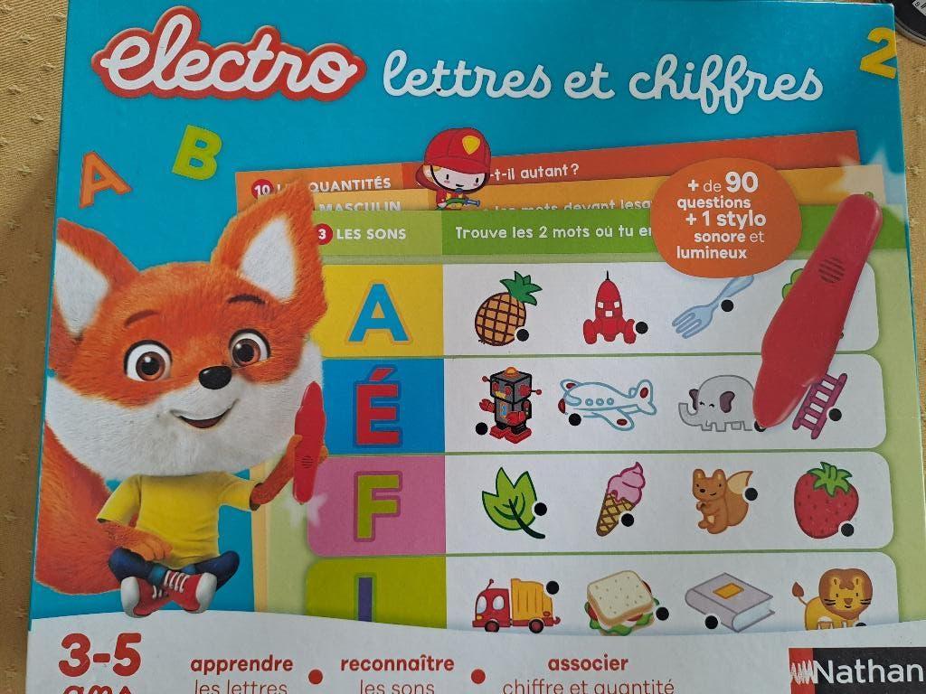 Electro lettres et chiffres 3-5 ans, Kinderen en Baby's, Speelgoed | Educatief en Creatief, Ophalen, Zo goed als nieuw, Taal en Lezen