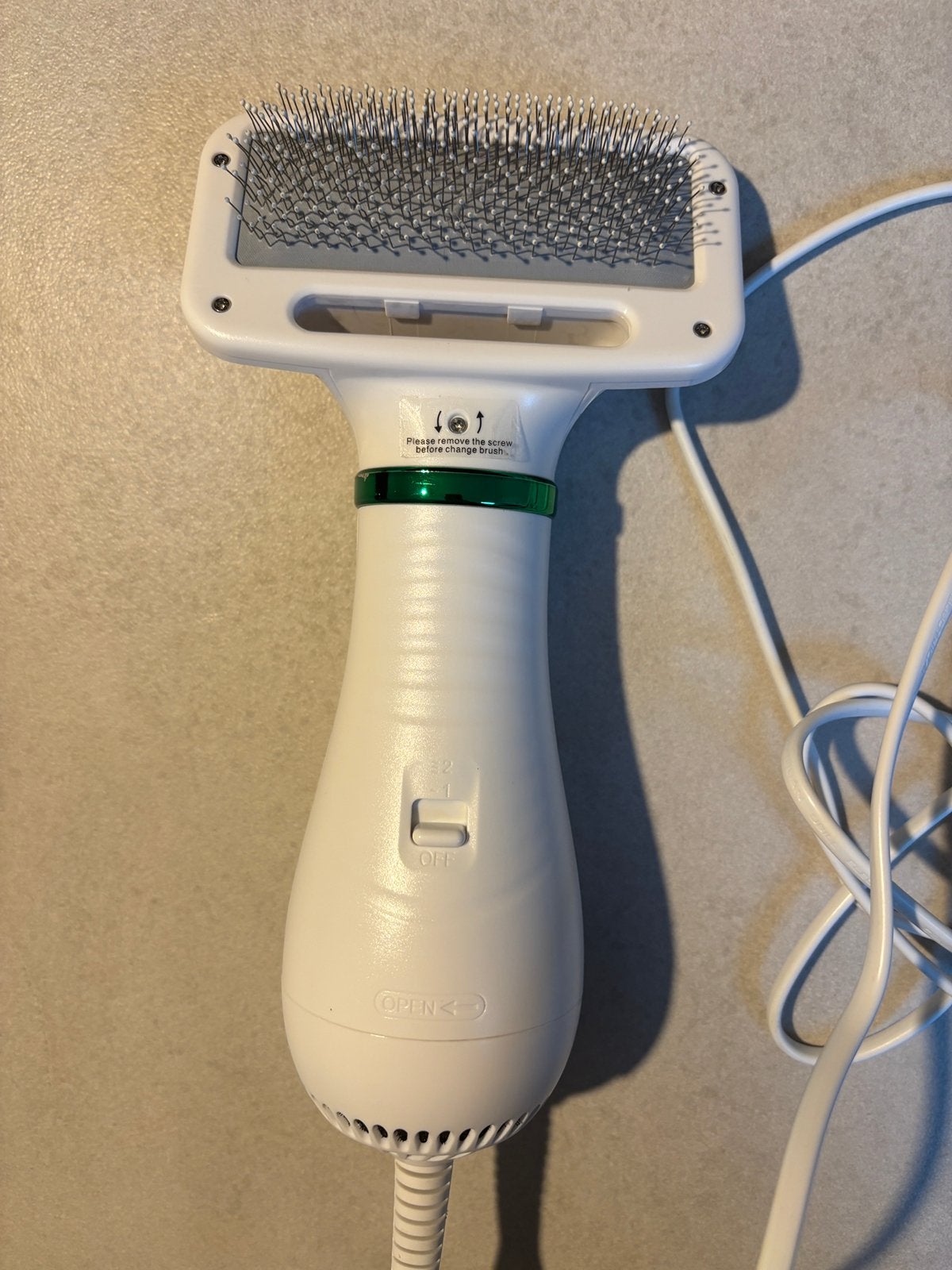 Haardroger met borstel voor honden en katten (lifegoods), Dieren en Toebehoren, Overige merken, Ophalen of Verzenden, Zo goed als nieuw