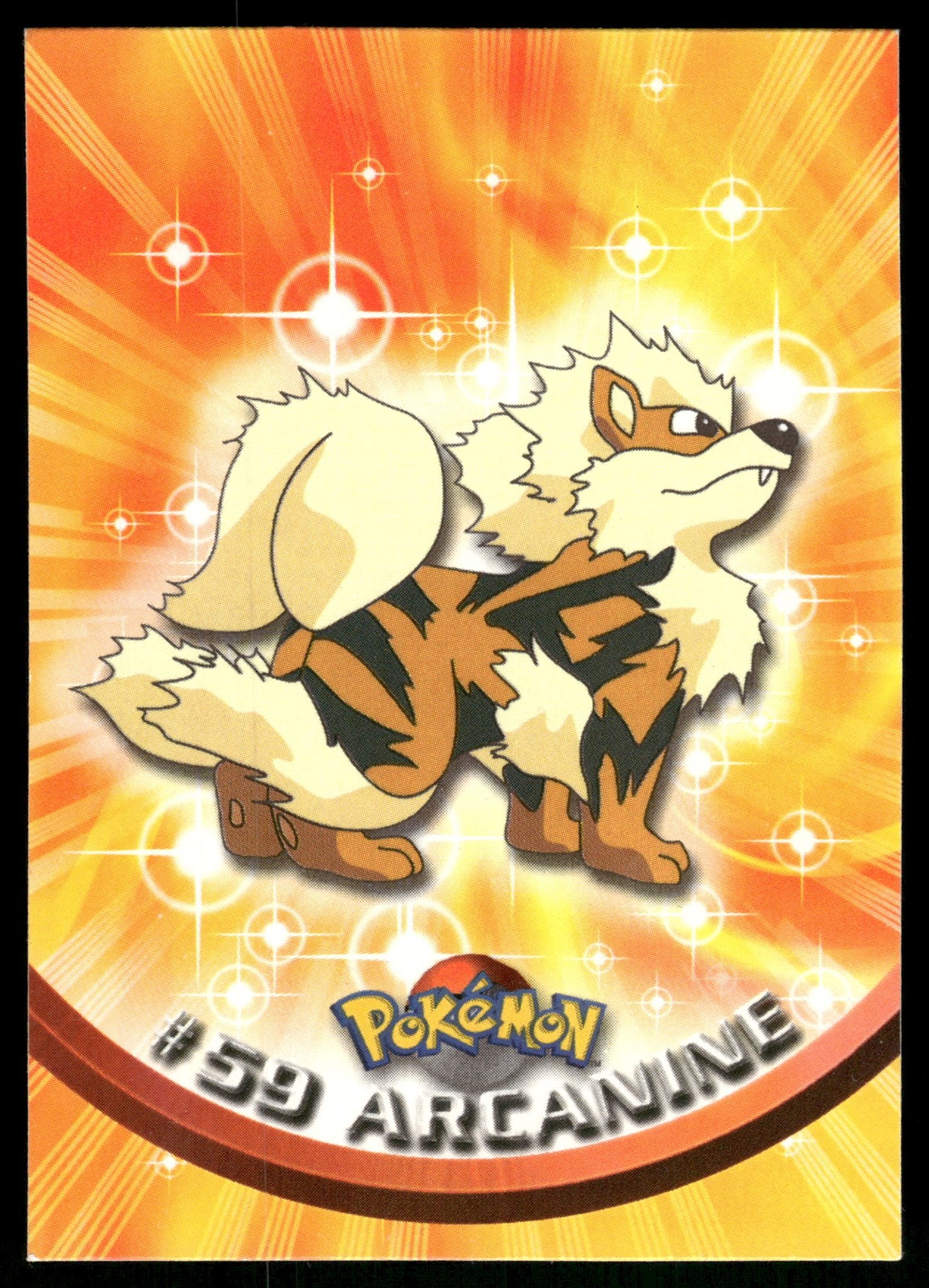 Arcanine 59/144 - Topps Series 1 (NM), Hobby en Vrije tijd, Verzenden
