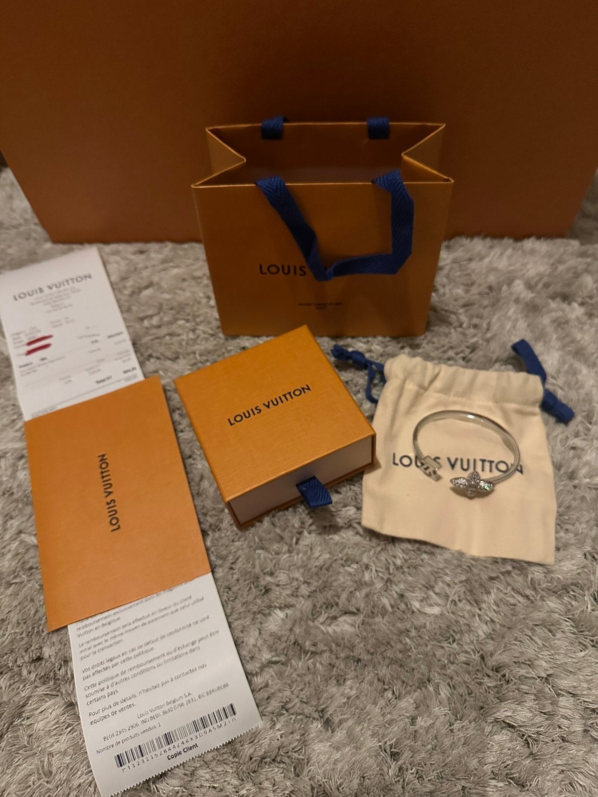 Bracelet Louis Vuitton M1807M, Enlèvement, Comme neuf